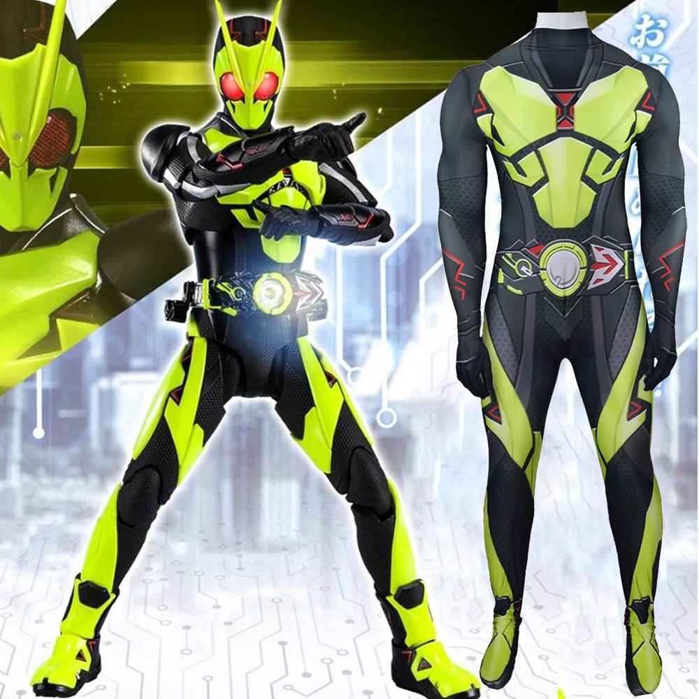 Zero-one Sublimation Locust Kamen Rider Gotchard Costume Tights: Cosplay Cosplay Costumes Halloween costume