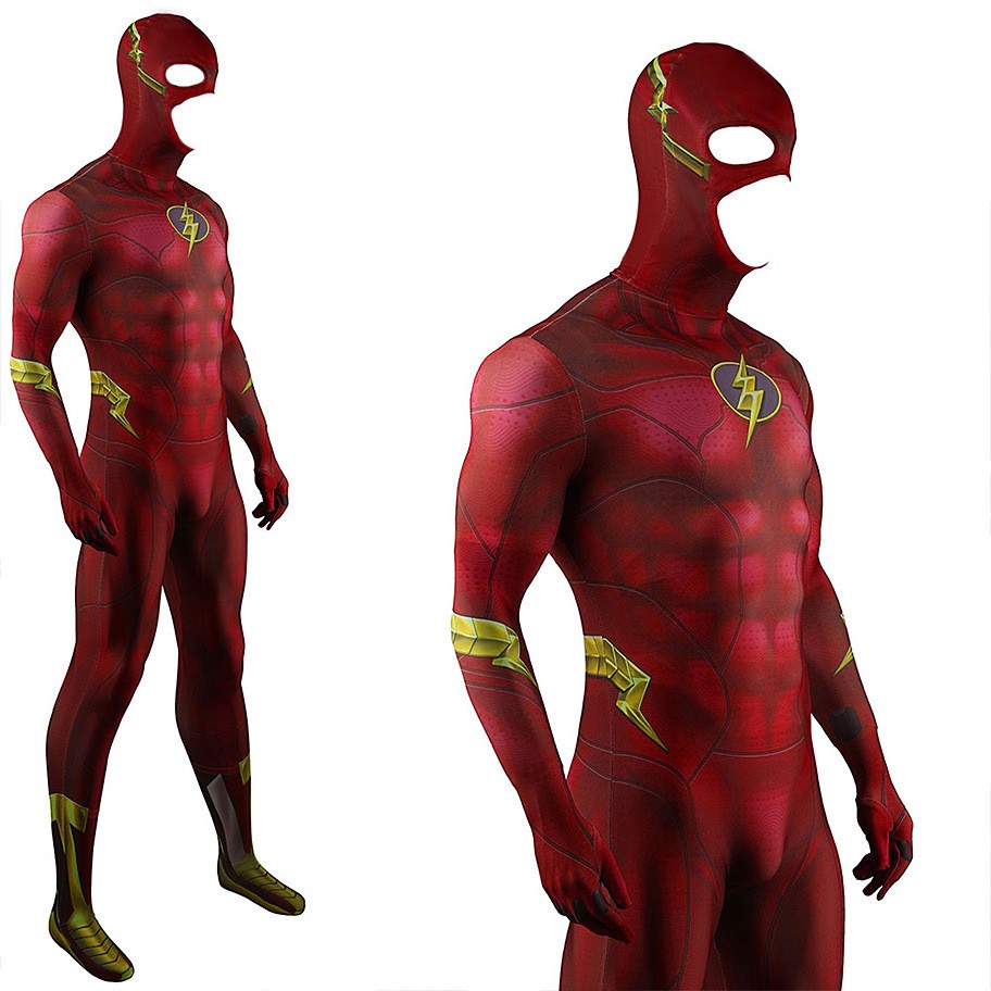 2023 Movie the Flash Cosplay Jumpsuit Costume Halloween Cosplay Costumes