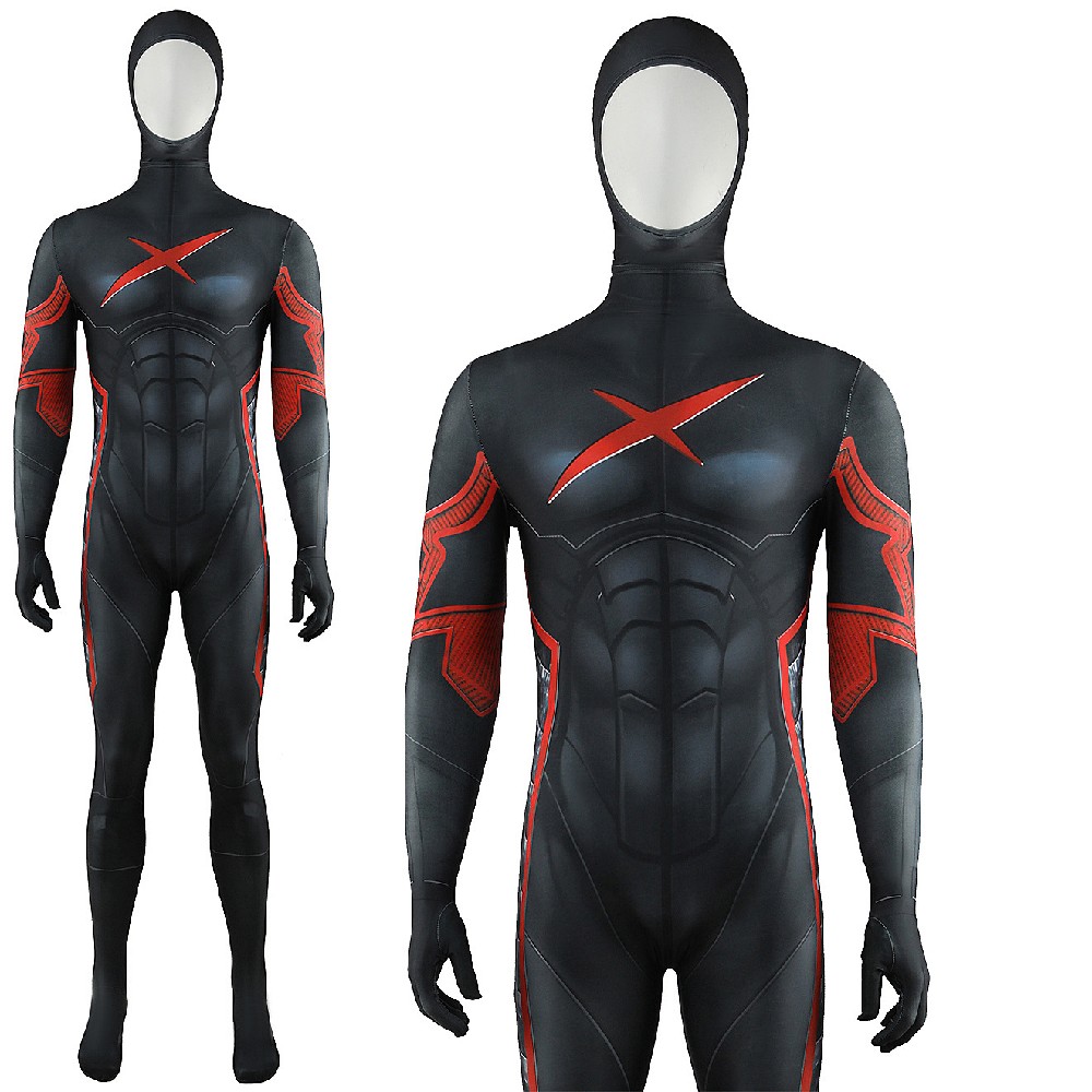 Comic Boy Titan Red X Red X Bodysuit Earth-27 Red X Cosplay Costumes Halloween costume