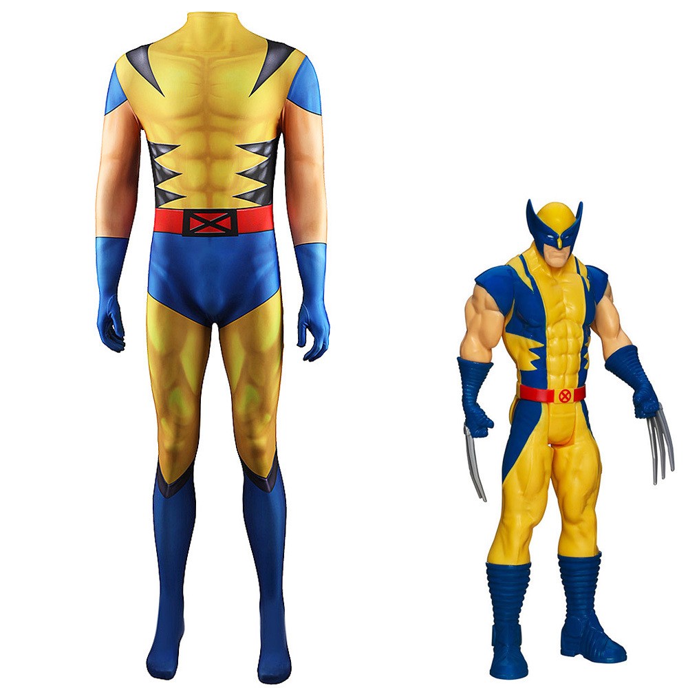 Dc Wolverine Cosplay Costume Light Yellow Wolverine Halloween Costume