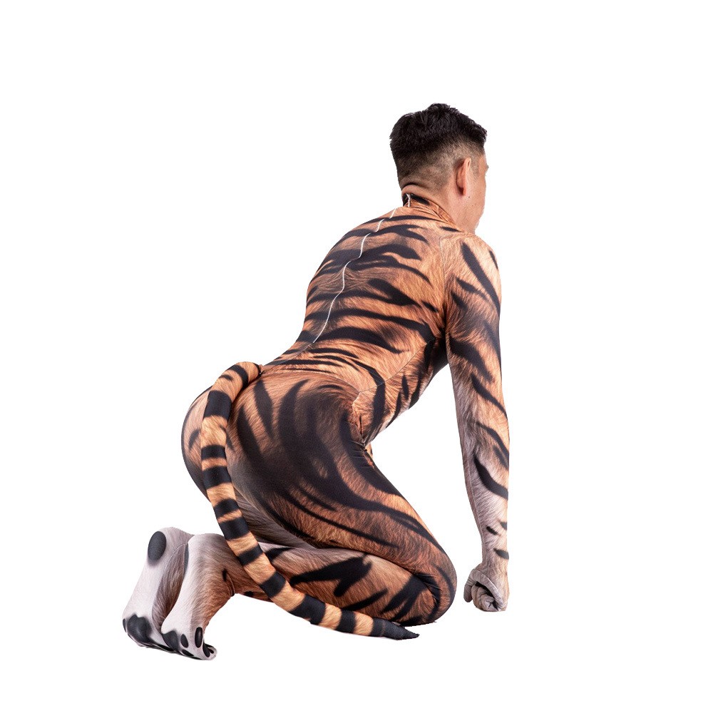Animals Show Costumes Tiger Jumpsuits Cosplay Stage Costumes Halloween Costumes