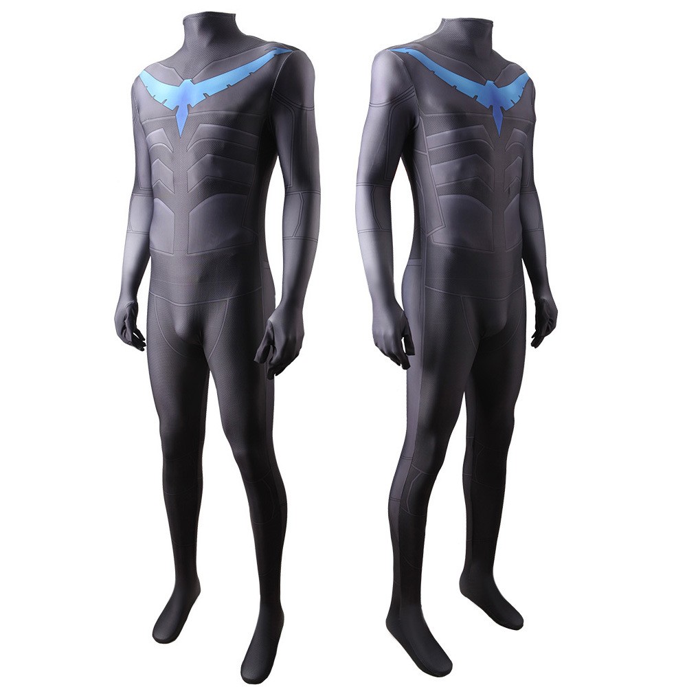 Costume Dc Nightwing Blue Costumes Halloween Cosplay Costumes