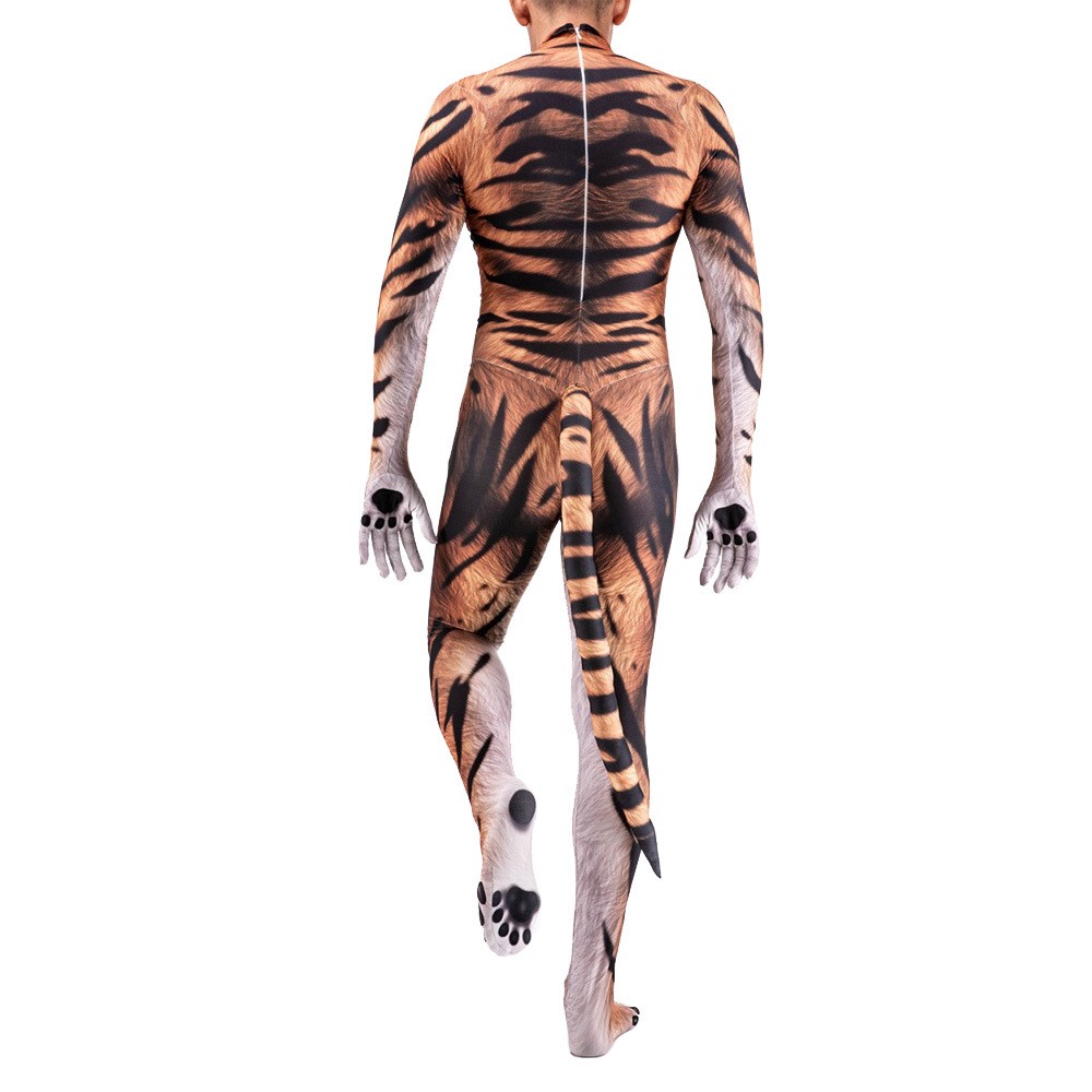 Animals Show Costumes Tiger Jumpsuits Cosplay Stage Costumes Halloween Costumes