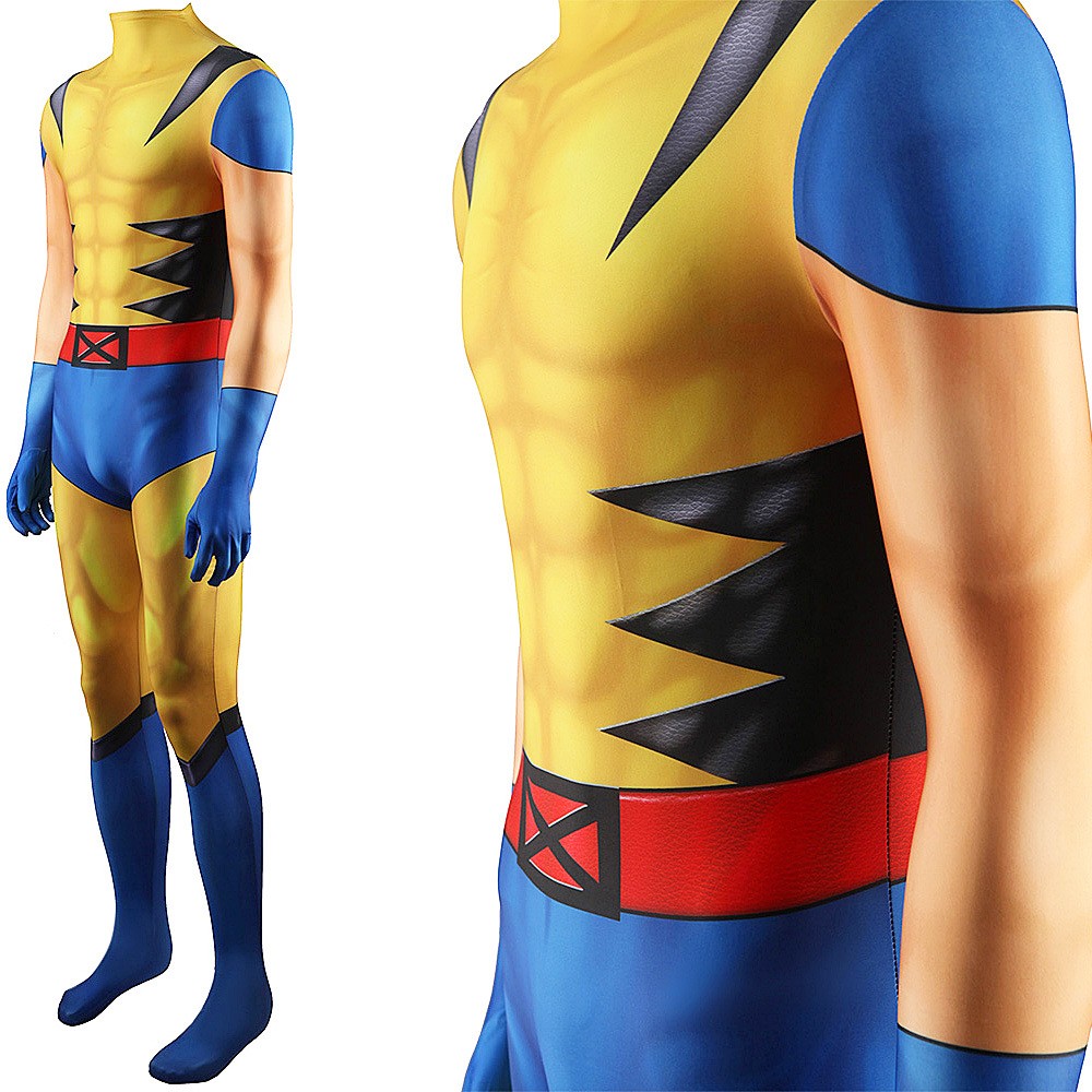 Dc Wolverine Cosplay Costume Light Yellow Wolverine Halloween Costume