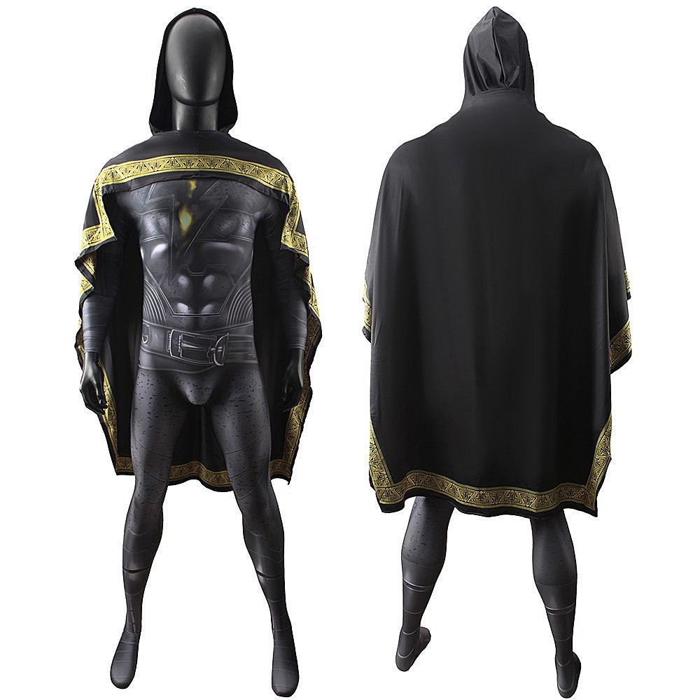 Movie Black Adam Cosplay Film and Television Costume Clothing One-piece Tights Halloween Cosplay Costumes