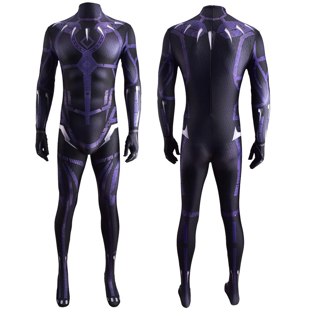 Purple Panther Cosplay Costumes Halloween costume Sports Muscle Tights Anime Costume Cosplay Panther Costume Costume