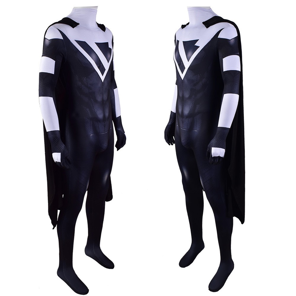 Black and White Superman Characters Stage Costumes Superman Costumes Cosplay Superman Cosplay Comic Con Costumes Halloween Cosplay Costumes