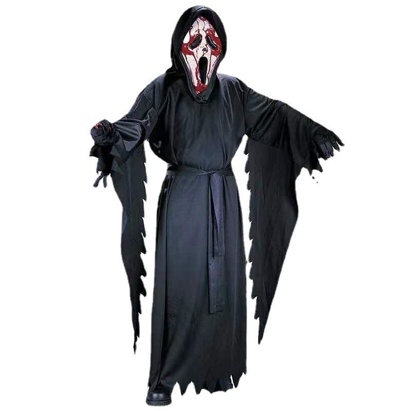 Death is Coming Zombie Costume Costume Scream Horror Costume Cosplay Halloween Kids Show Costumes
