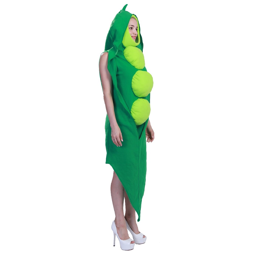 Festive Carnival Vegetables Stage Costumes Halloween Party Cosplay Food Peas Costumes Costumes