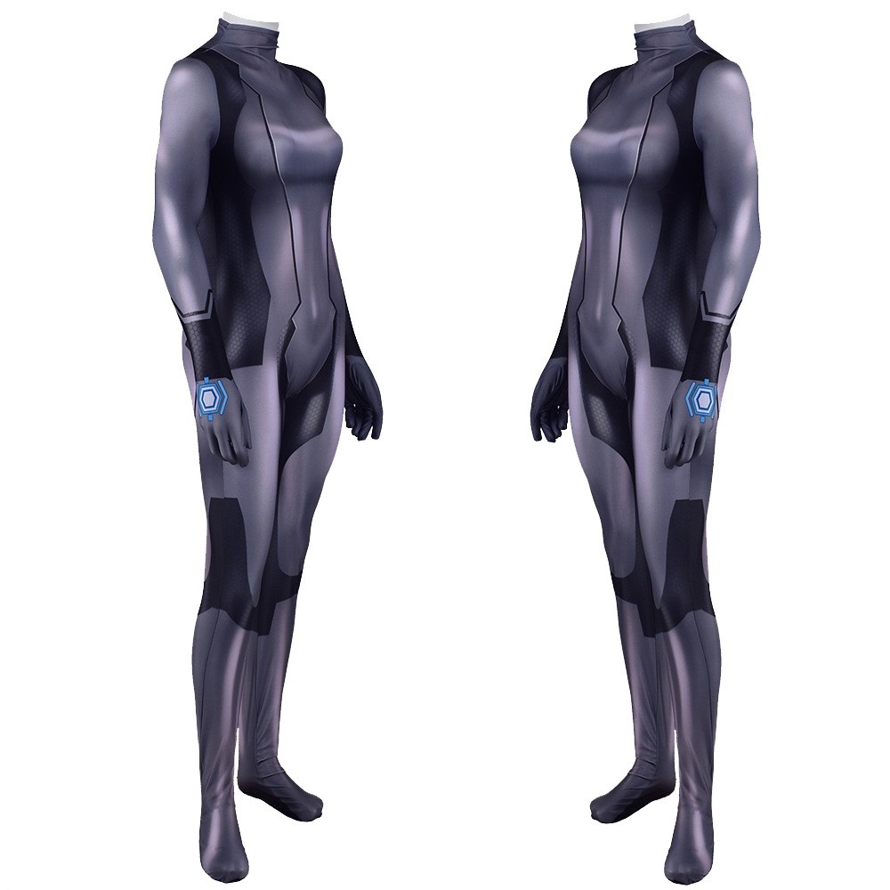Black Version of Metroid Samus Alan\'s Tights Samus Aran Game Cosplay Costumes Halloween costume