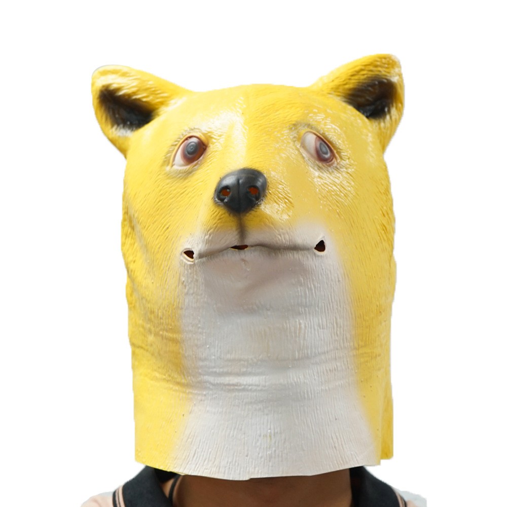 Sand Sculpture Spoof Mythical Beast Latex Mask Halloween Multi Animal Head Cover