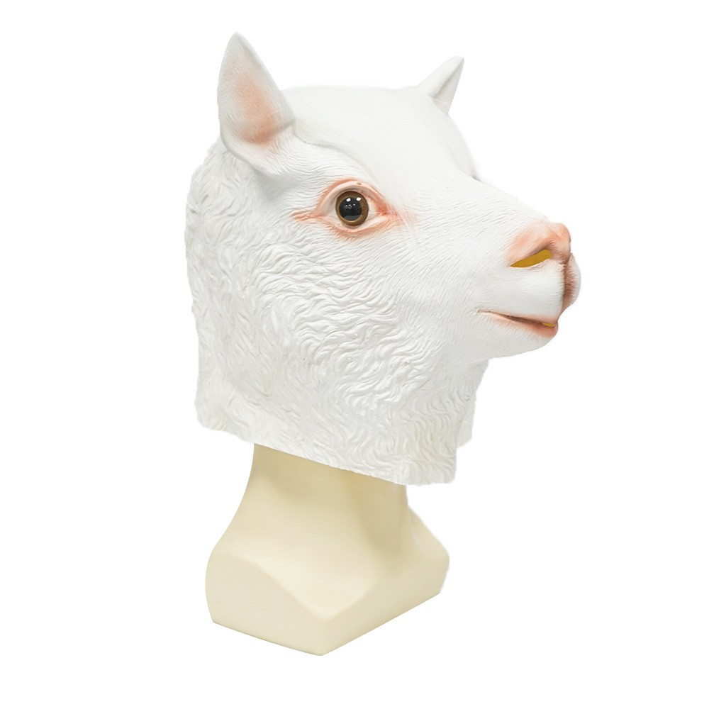 Festive Atmosphere Humorous Funny Animals Head Cover Party Funny Mythical Beasts Alpacas Latex Masks
