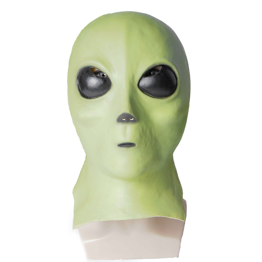 Alien Latex Mask Head Cover Ufo Science Fiction Movie Funny Mask Stage