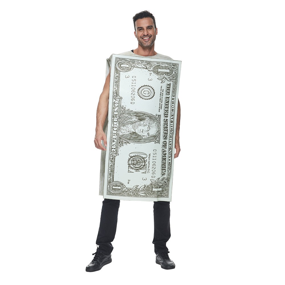New Style Halloween Personality Dollar Play Costumes Bar Party Dollar Show Costumes