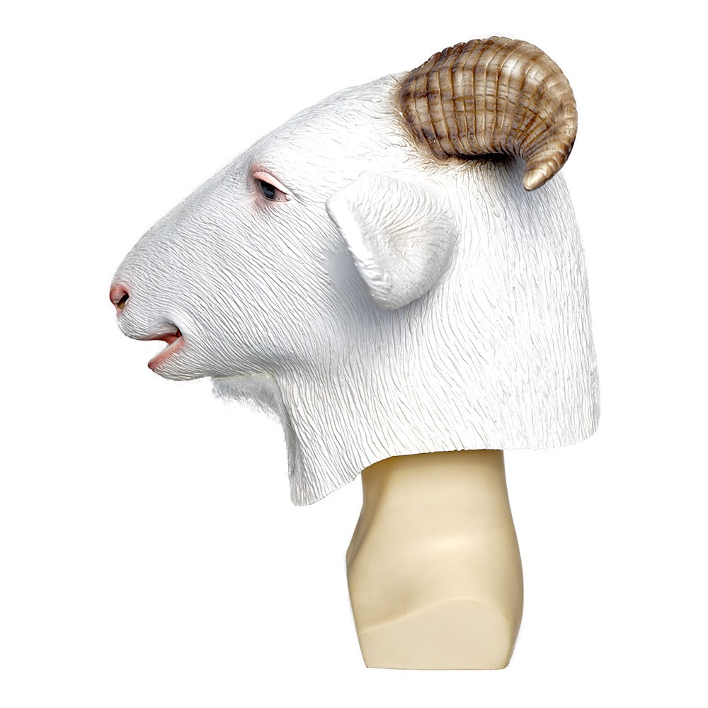 Christmas Gift Carnival Party Whole Tricky Funny Mask Animal Goat Latex Mask