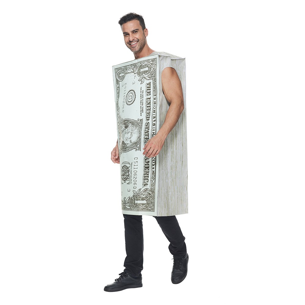 New Style Halloween Personality Dollar Play Costumes Bar Party Dollar Show Costumes