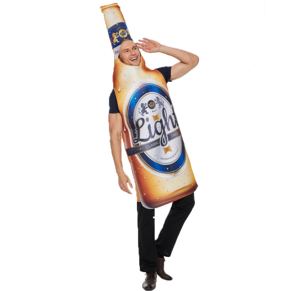 Halloween New Style Beer Bottle Costumes Oktoberfest Party Shows Costumes Cosplay Costumes
