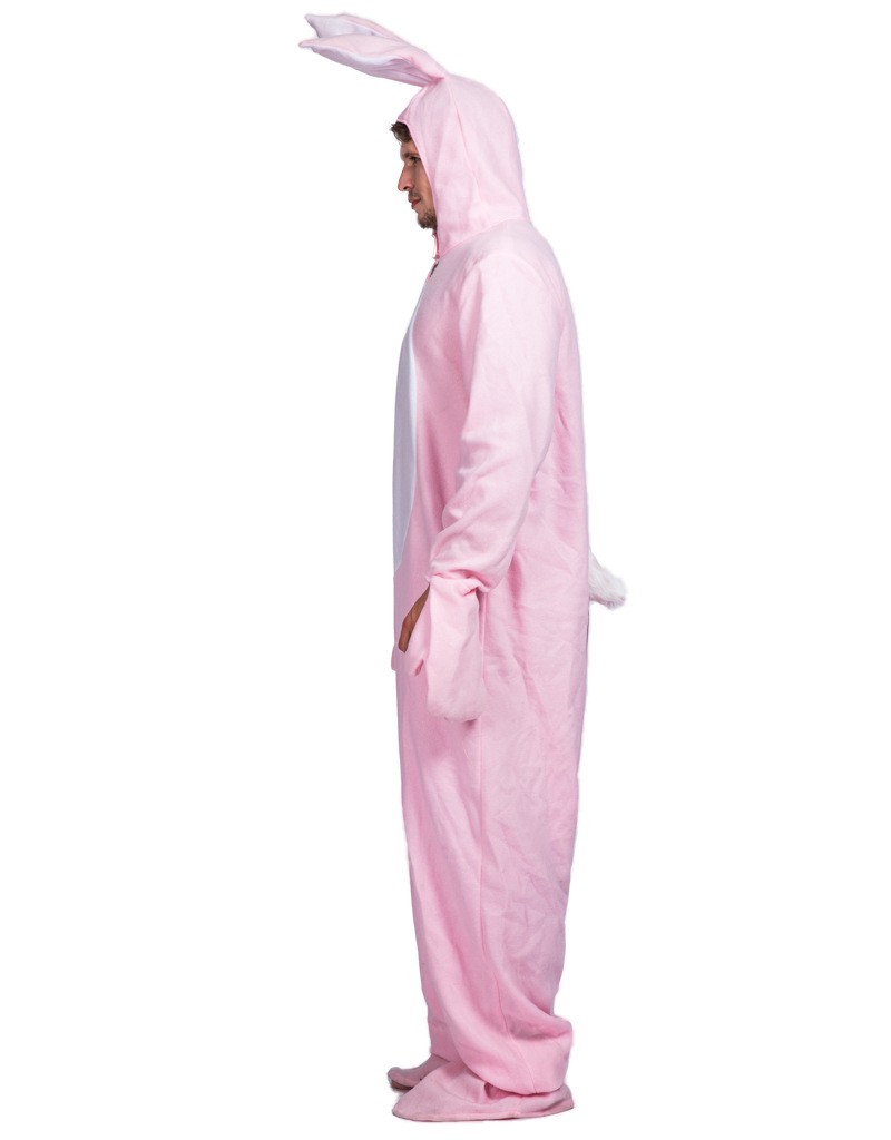 Halloween Stage Costume Pink Bunny Costume Adult Animal Pajamas