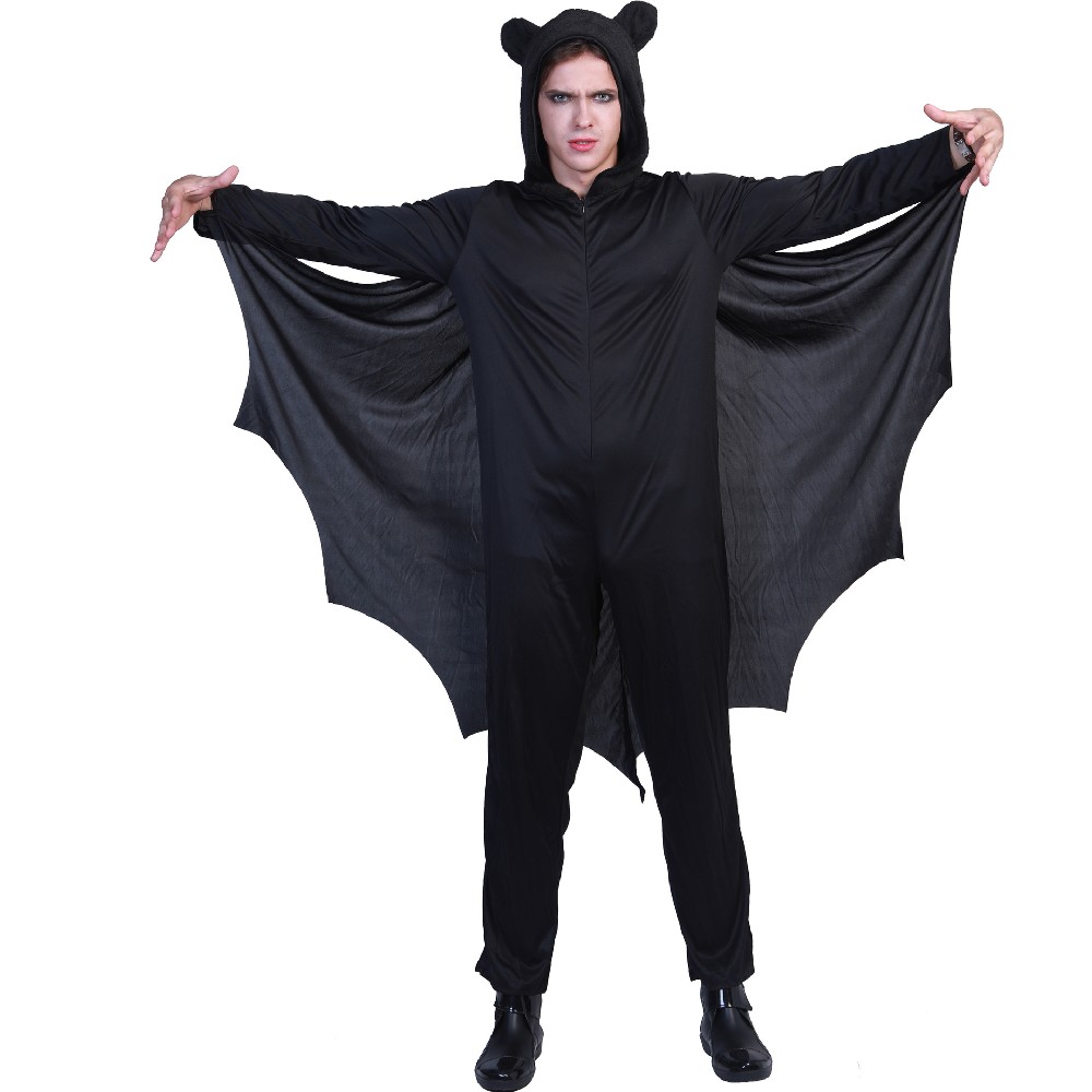 Cosplay Costumes Hooded One-piece Bat Family Stage Costumes Halloween Carnival Party Costumes