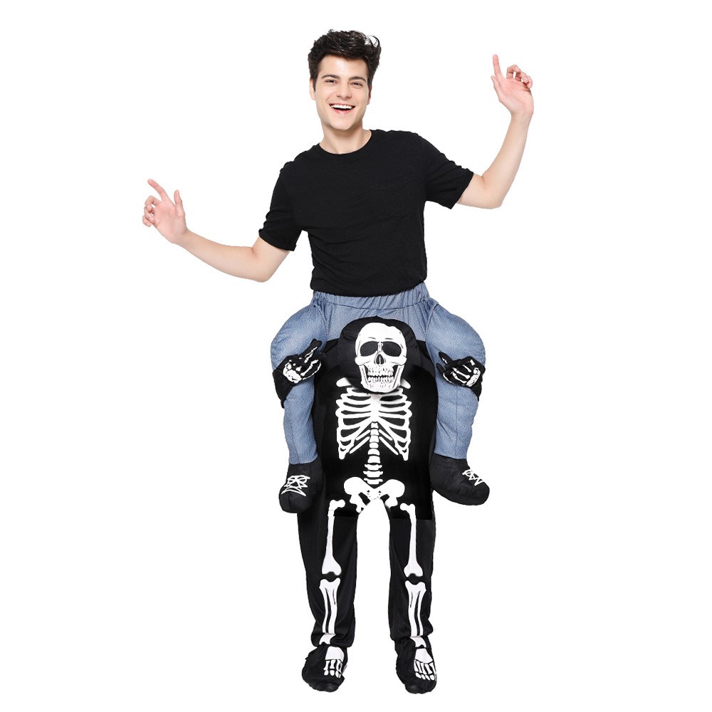 Source Halloween Party Costume Male Man Skullback Costume Funny Stage Play Costume