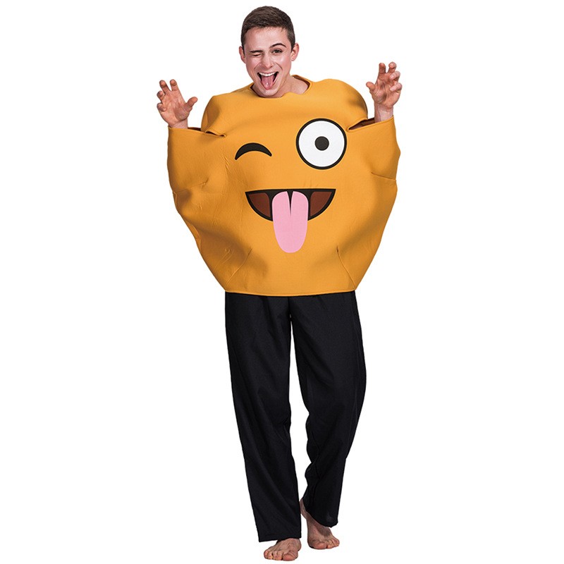 2021 New Style Emoji Ghostface Costume Birthday Gift Atmospheric Funny Costume