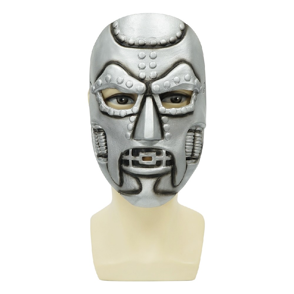 Dr Doom Latex Mask Villain Victor Von Doom Helmet Cosplay Costume
