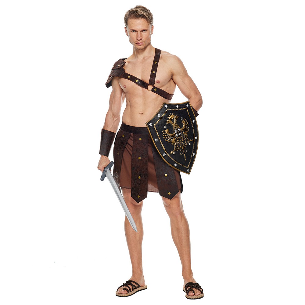 New Style Halloween Roman Warriors Cosplay Costume Stage Show Costumes Spartan Warrior Party Show Costumes