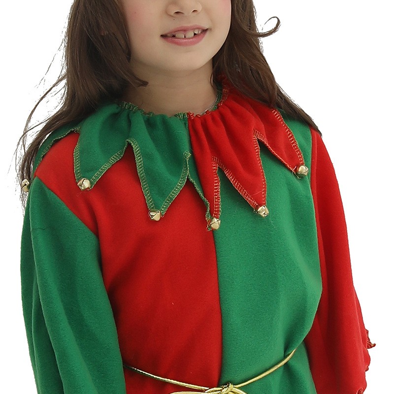 Family Holiday Party Christmas Dress Up Costume Christmas Elf Kids Set