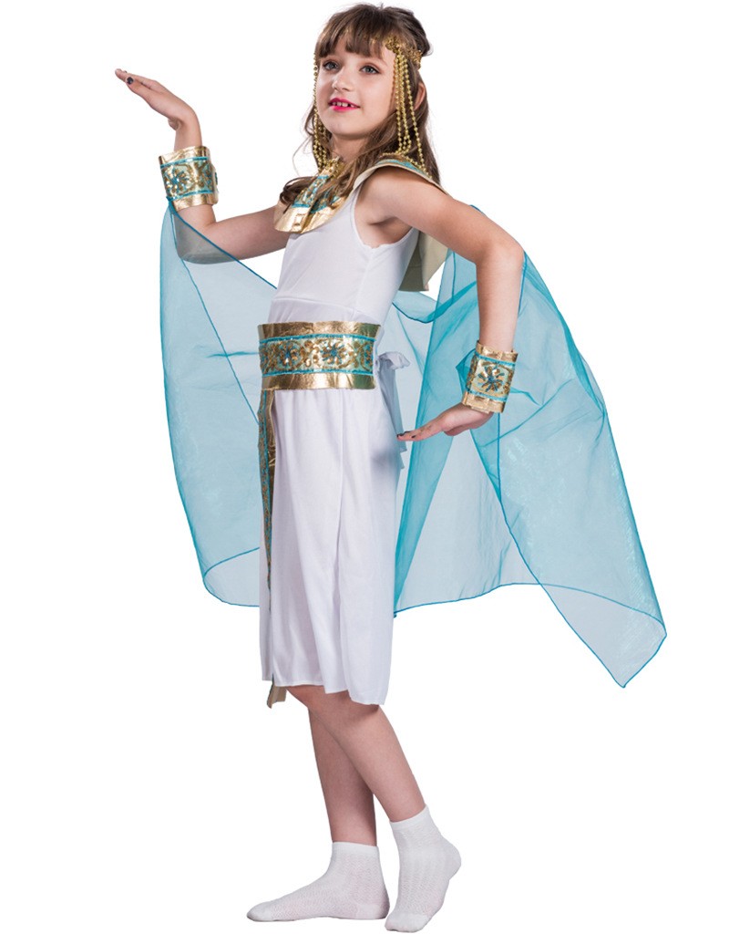Queen of Egypt Cosplay Costume Halloween Children\'s Clothes Costume
