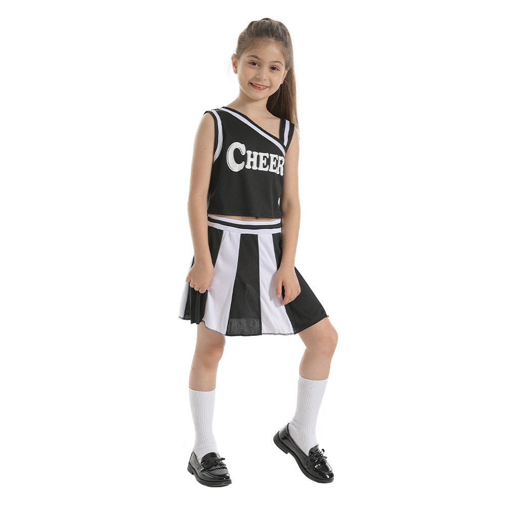 Kids Basketball Soccer Baby Show Costumes Group Bodybuilding Show Cheerleading Cheerleaders Costumes Halloween Carnival Costumes