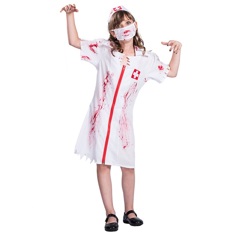 Halloween Halloween Blood Nurse Costume
