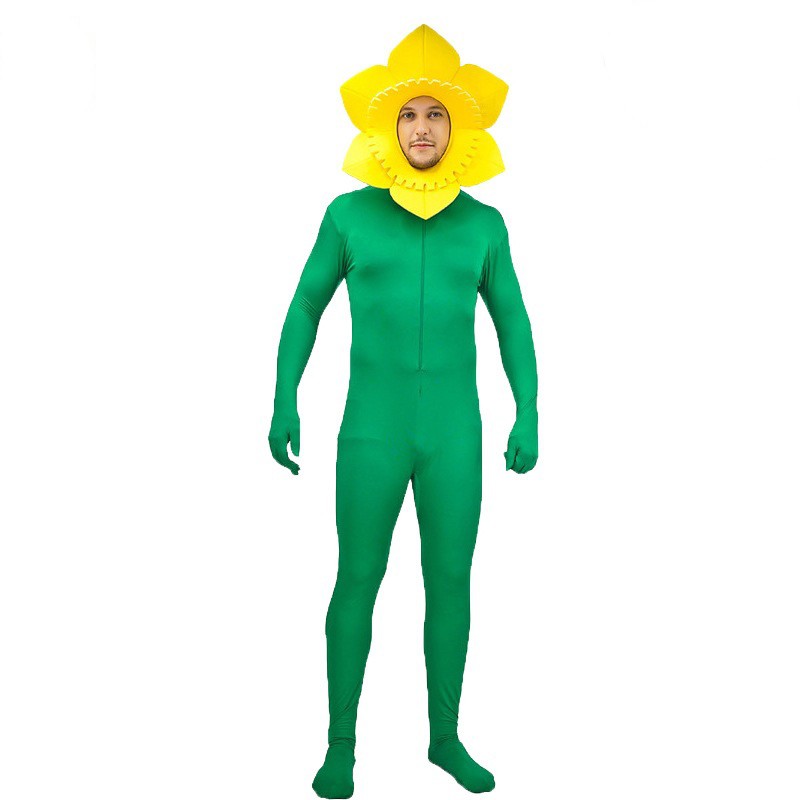 Male Man Sunflower Suit Carnival Spoof Costume Show Costumes Costume Cosplay Costume