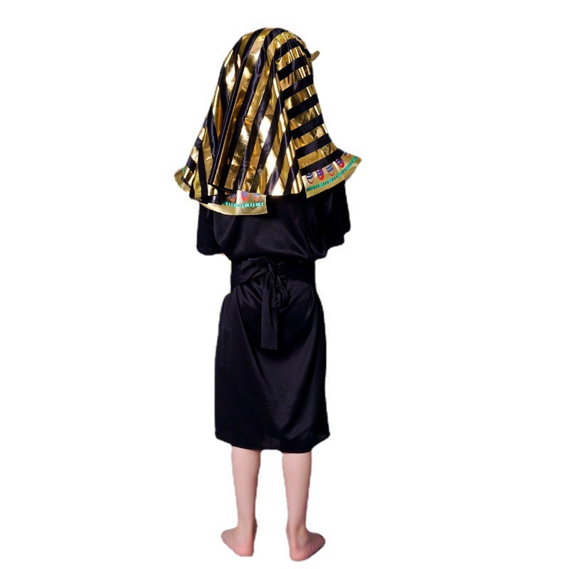 Party Kids Egyptian Pharaoh Halloween Costume King Prince Party Costume Robe Show