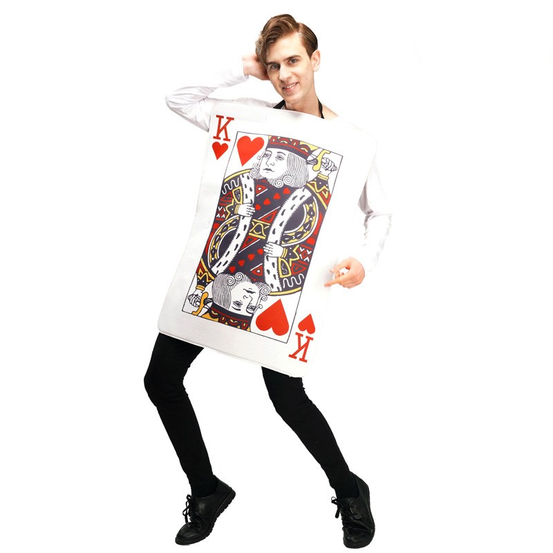 Playing Card Couple Costume Peach Queen Peach King Peach King Carnival Funny Party Costume Batch