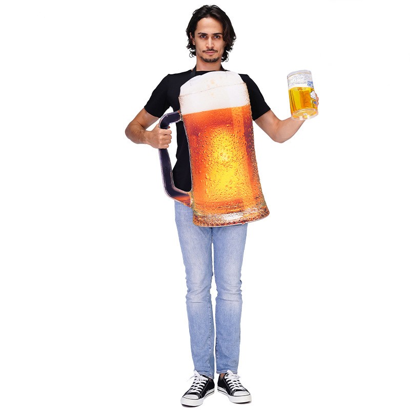 Carnival Funny Costumes Beer Dresses Costumes Adult Beer Stage Show Costumes