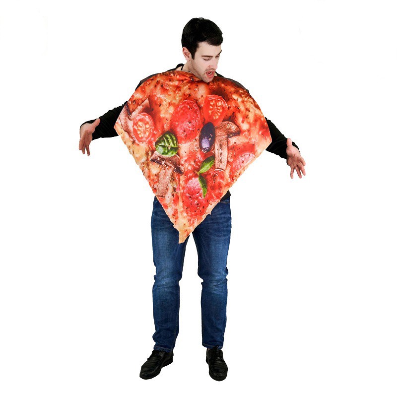 Spoof Sliced Pizza Halloween Party Costumes Stage Costumes Show Costumes Cosplay Costume Masquerade