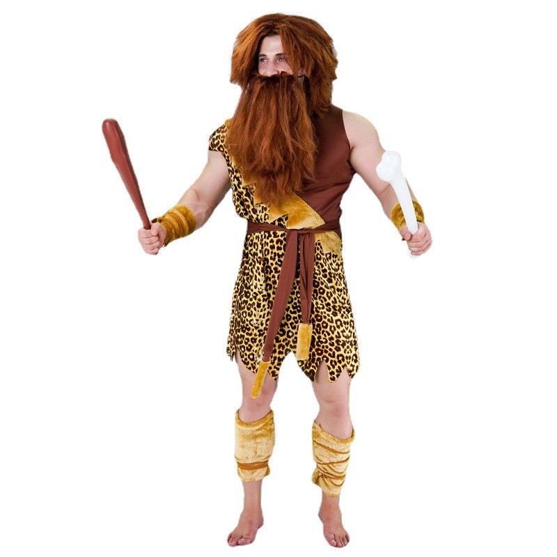 Halloween Adult Original Mountaintop Cave Men Savage Costumes Cosplay Costumes