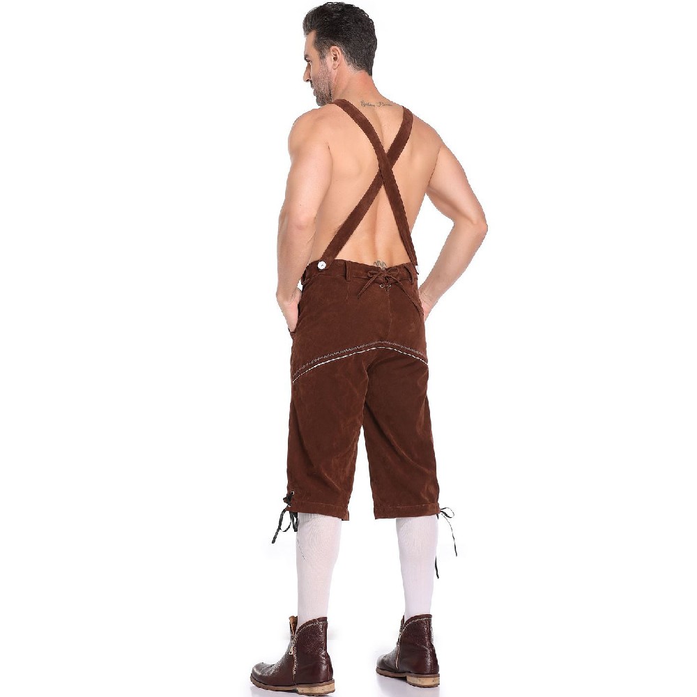 M-xxl Munich Oktoberfest Overalls Costumes Men and Women Couple Suspenders Stage Show Costumes