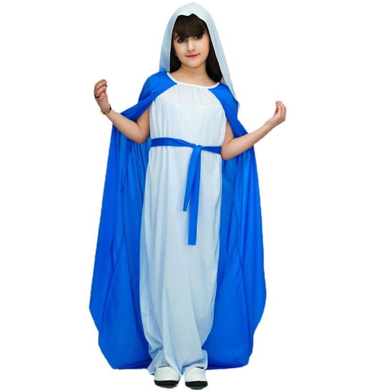 Virgin Mary Stage Costumes Masquerade Party Costumes Show Costumes Halloween Cosplay Costumes