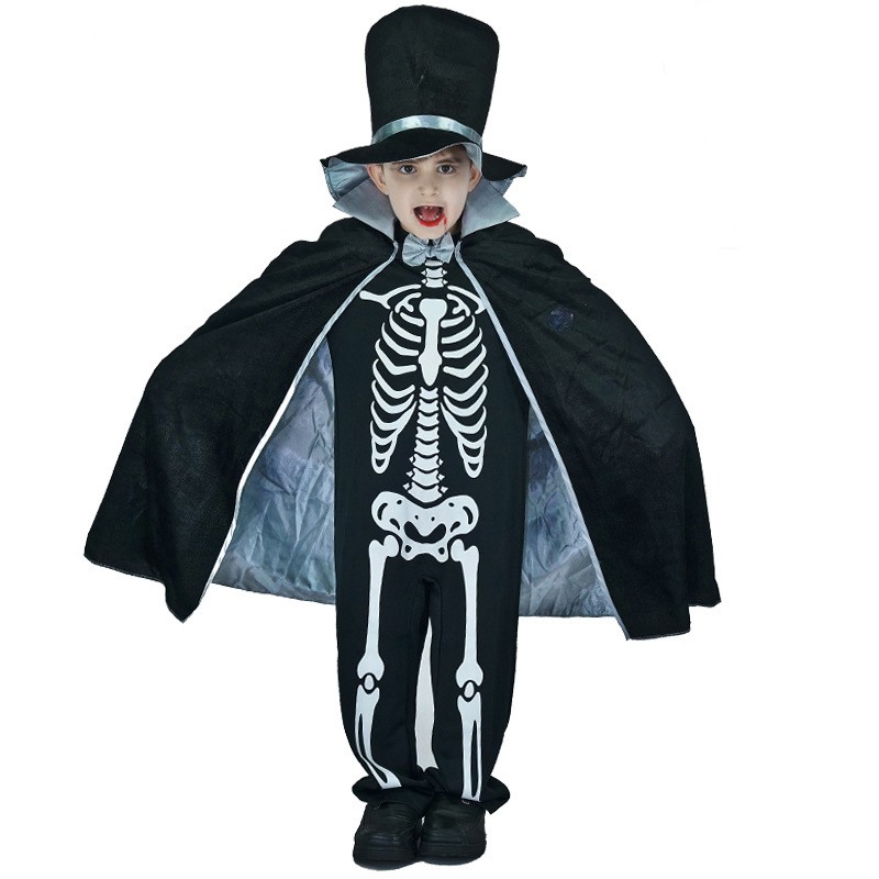 Kids Men Halloween Scary Ghost Costume Party Costume Stage Show Costumes Cosplay Costume