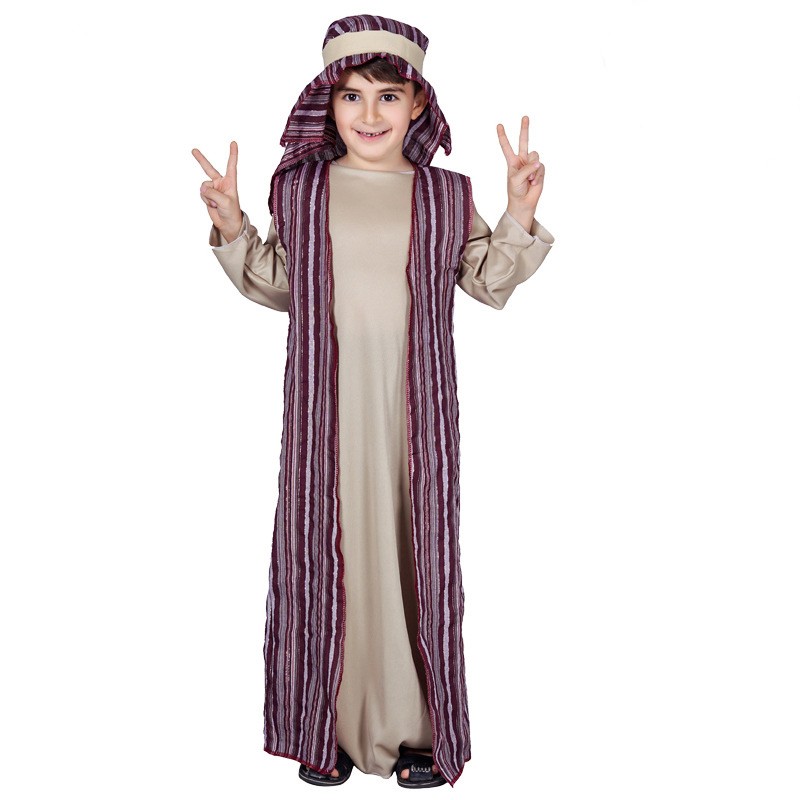 Halloween Arabs Costumes Masquerade Show Costumes Party Costumes Stage Costumes Little Boy Prince Costumes
