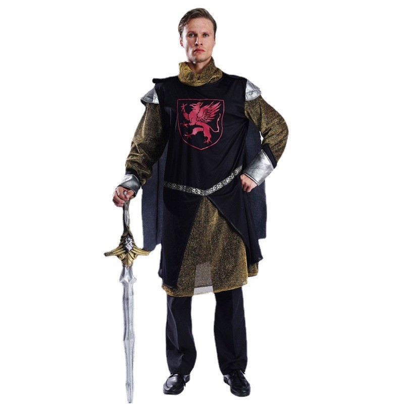 Adult Men Medieval Knight Costume Cosplay Costume Stage Costumes Show Costumes Cosplay Masquerade