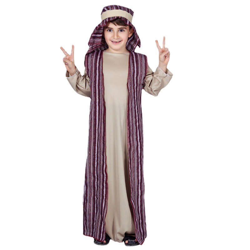 Halloween Arabs Costumes Masquerade Show Costumes Party Costumes Stage Costumes Little Boy Prince Costumes