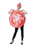 Halloween Fruit Slice Play Costume Adult Vegetable Tomato Stage Show Costumes Tomato Cos