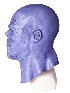 Thanos Neck Latex Head Cover Halloween Party Funny Cosplay Costume