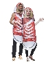 Halloween New Style Couples Canvas Cosplay Costume Costume Costume