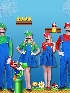 Halloween Cosplay Costume Nintendo Super Mario Plumber Suit Party Overalls Costume