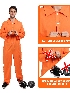 Halloween New Style Prisoner Costume Adult Cosplay Party Costume Costume T
