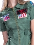 Game Cosplay Costume Female Pilot Costume Space Costume Costume
