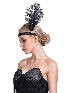Adult Black Tile Fashion Actress Stage Show Costumes Halloween Party Bar Party Shiny Dance Costumes